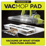 Shark VACMOP Pro Cordless Hard Floor Vacuum Mop with On-Demand Spray and Headlights, includes 4 Disposable VACMOP Pads and a 12oz VACMOP solution, Charcoal Gray, VM252 Shark