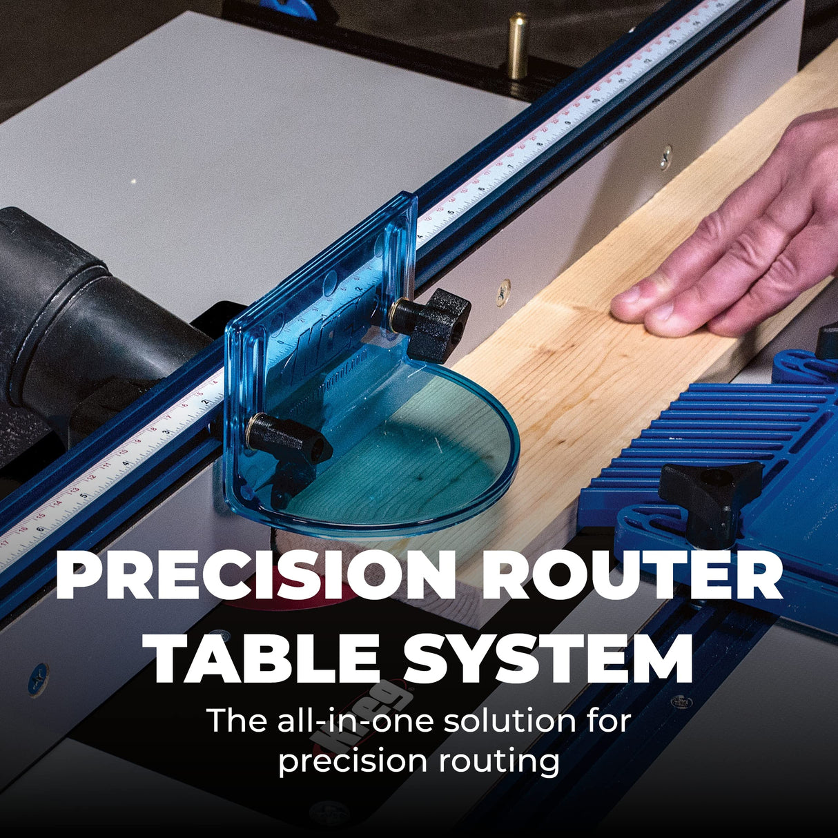 Kreg PRS1045 Precision Router Table System - Self-Squaring Router Table Fence System - Sits on Precision Router Table Top - Carpentry Tools & KREG