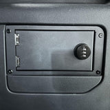 RERPRO Trunk Storage Organizer Gun Safe Lock Box Compatible with 2021 2022 2023 2024 2025 New Ford Bronco 2/4 Door Interior Accessories Rear Cargo Security Vault Tray with 3 Digit Combo Password Black RERPRO