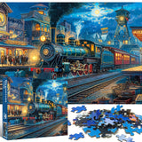 TangMosaic 1000 Piece Puzzle for Adults, Departure Jigsaw Puzzle, Impossible Puzzles Game, Interlock Perfectly No Dust, Home Decoration Puzzle, Gift for Friends, Parents, Kids, Couples TangMosaic