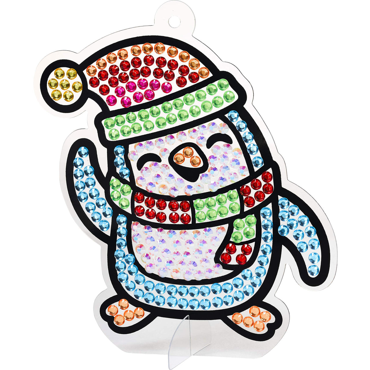 Creativity for Kids Big Gem Diamond Painting Kit: Holiday Stickers and Suncatchers - Diamond Painting Kits and Christmas Gifts, Christmas Crafts for Girls and Boys, Kids Gifts for Ages 6-8+ Creativity for Kids