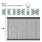 ZINUS 8 Inch Comfort Support Cooling Gel Hybrid Mattress, Twin, Tight Top Innerspring Mattress, Motion Isolating Pocket Springs, Mattress in A Box Zinus