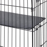 MidWest Homes for Pets Cat Playpen / Cat Cage Includes 3 Adjustable Resting Platforms, Removable Leak-Proof Pan, Easy 2-Door Top / Bottom Access & 4-locking Wheel Casters, 36"L x 23.5"W x 50.5"H Midwest Homes for Pets