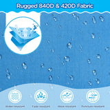 Yaheetech Inflatable Bounce House, 7-in-1 Oversize Bouncing Area w/Obstacle Arch & Slide & Basketball Game & Dart Game, Bounce House for Kids Aged 3-10 w/Storage Bag & 520W Blower Yaheetech