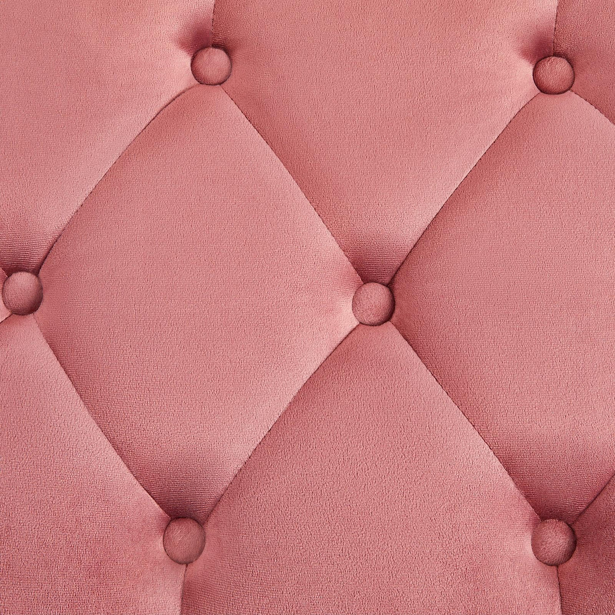 Yaheetech Modern Ottoman Bench Velvet Bench Upholstered Footrest for Living Room with Gold Metal Legs and Padded Seat Pink Yaheetech