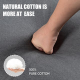 JAMFLY L Shaped Couch Sofa for Living Room, Small Sectional Sofa Couch with Breathable Fabric, Reversible Chaise, Dark Grey JAMFLY