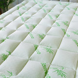 ANALIN® Bamboo_Viscose Mattress Topper Twin Size,Thick Pillow Top Mattress Pad with Stretchable Pockets for 6-18 inches Mattress, Soft Breathable Mattress Topper for Back Pain Relief ANALIN