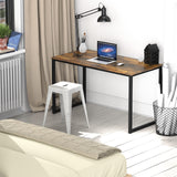 SHW Home Office 40-Inch Computer Desk, Rustic Brown SHW