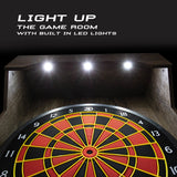 Arachnid E650 Free Standing Dartboard Cabinet Set, Rustic (E650FSRT-BK2) Arachnid