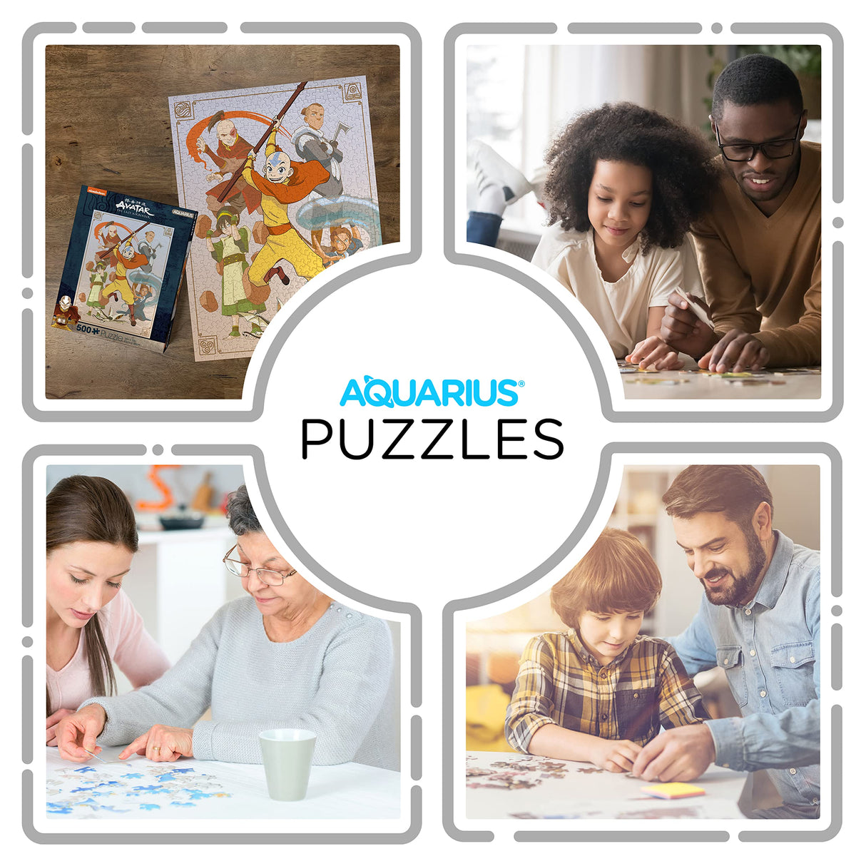 AQUARIUS - Avatar The Last Airbender Cast 500 Piece Jigsaw Puzzle AQUARIUS