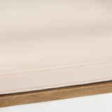 Christopher Knight Home Emilano Outdoor Acacia Wood Club Chairs, 2-Pcs Set, Natural Stained / White Christopher Knight Home