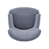Christopher Knight Home Winnie Boucle Upholstered Wingback Accent Chair and Ottoman Footrest, Living Room Lounge Chair and Ottoman Set, Bedroom Comfy Reading Chair with Footrest Stool, Dusty Blue Christopher Knight Home
