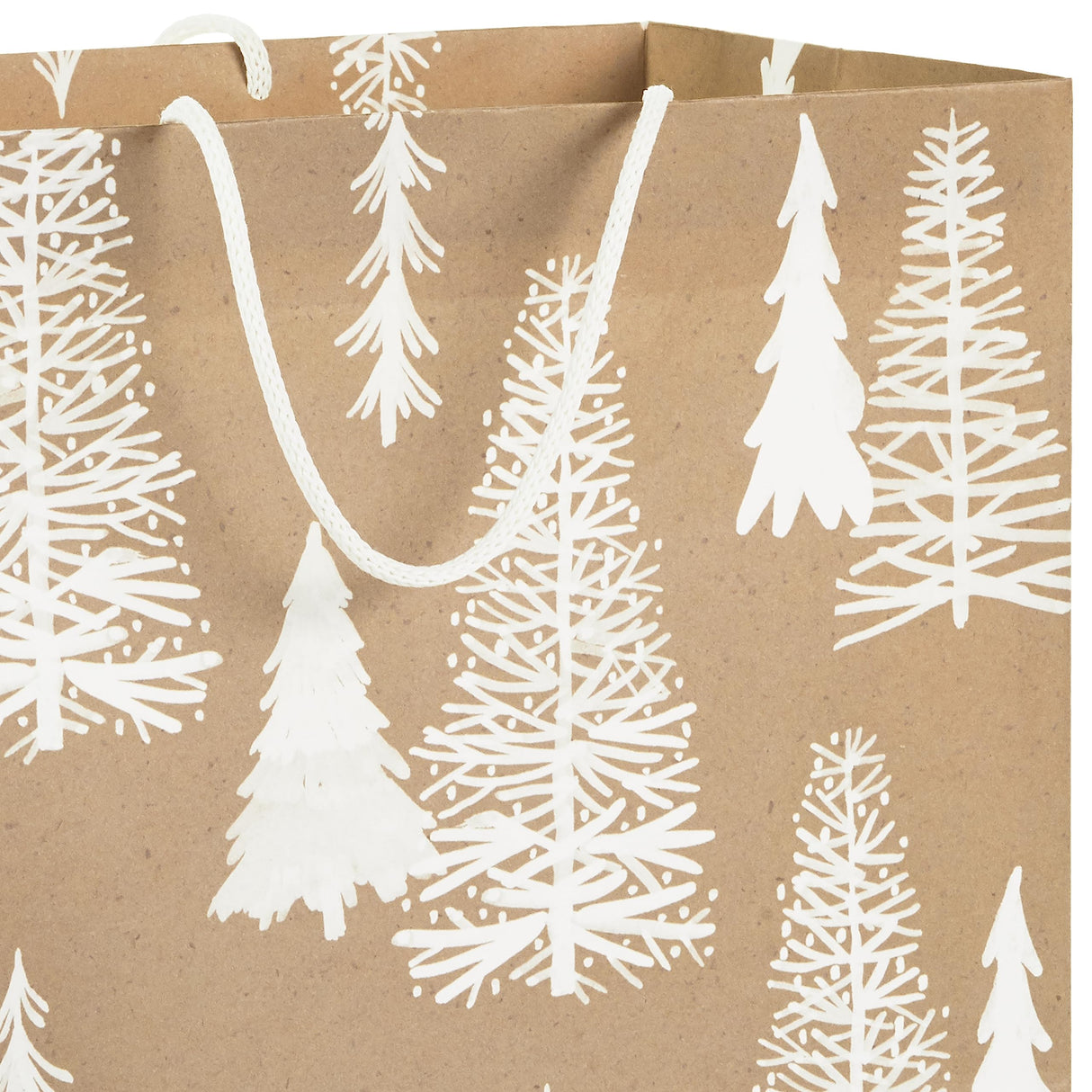 Hallmark Assorted Christmas Gift Bags, Recyclable Kraft Brown with Snowflake, Plaid and Trees (8 Bags: 3 Small 6", 3 Medium 9", 2 Large 13") for Holiday Parties, Hanukkah, Winter Weddings Hallmark