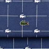 Lacoste 4-Piece Cotton Sheet Set, Slice, Vintage Indigo, Queen Lacoste
