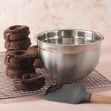 Tovolo Flex-Core Wood Handled Silicone Spatula, Charcoal Tovolo