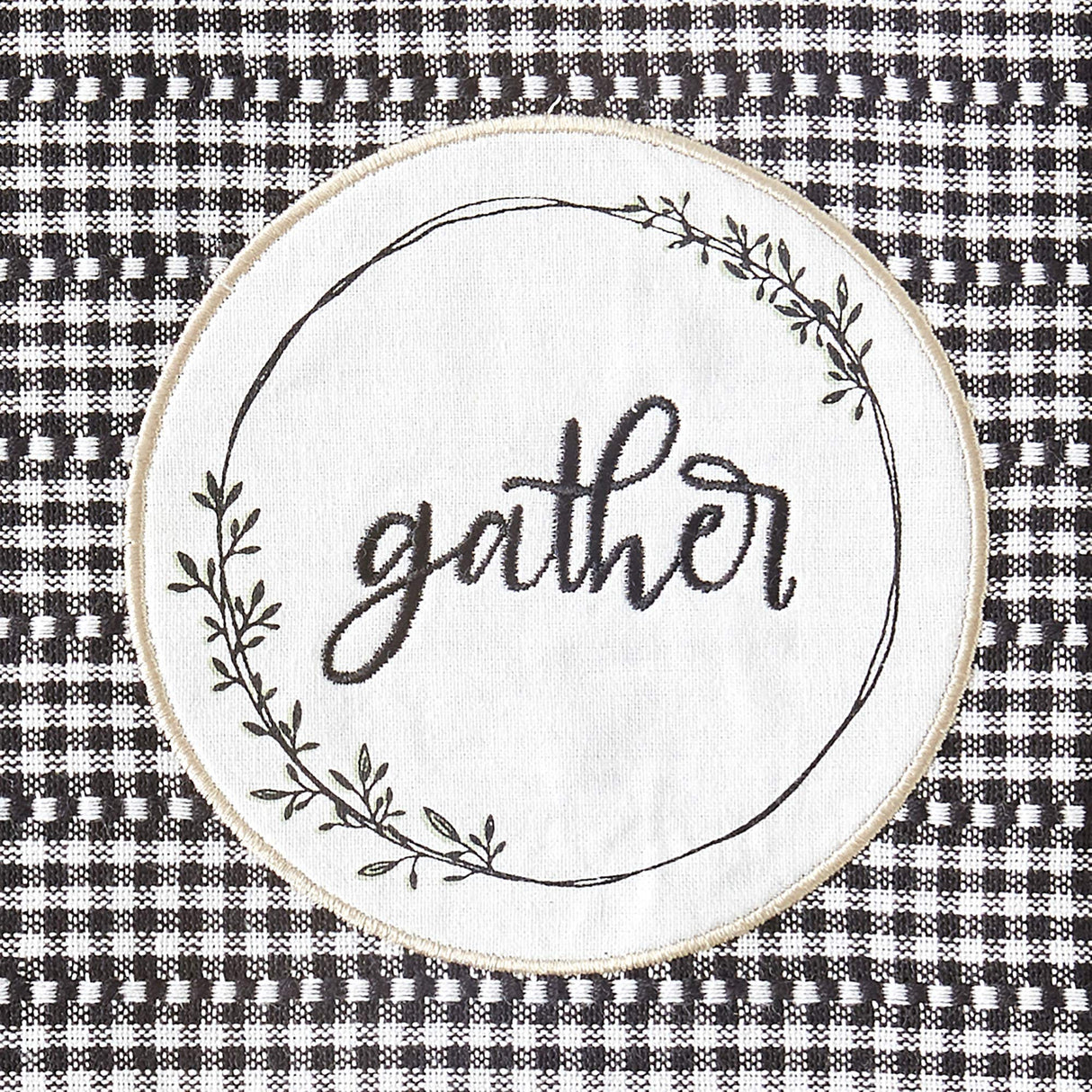 DII Home Sweet Farmhouse Kitchen Collection, Dishtowel Set, 18x28, Black, 4 Count DII