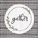 DII Home Sweet Farmhouse Kitchen Collection, Dishtowel Set, 18x28, Black, 4 Count DII