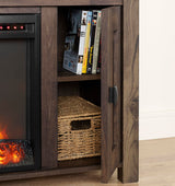 Ameriwood Home Farmington Electric Fireplace Console for TVs up to 50", Rustic Ameriwood Home