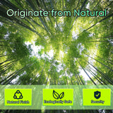 Jollybower 4ft x 8ft x 0.4" D Natural Bamboo Fence, Outdoor Rolled Bamboo Fencing, Decorative Bamboo Privacy Screen for Garden Backyard Balcony Jollybower