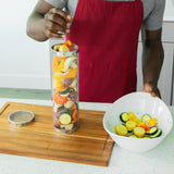 Blazin' Grill Rolling Grill Basket | Rolling Grilling Baskets for Outdoor Grilling 2 Pcs | Barbecue Grill Set with BBQ Gloves | Portable Camping Net Rack Perfect for Vegetables, Seafood & Meat | BLAZIN' GRILL