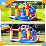 Causeair Giant Inflatable Bounce House with Water Slide,Wet & Dry Use,Basketball Hoop,Climbing Wall,Heavy Duty GFCI Blower,Bouncy Castle with Ball Pit causeair