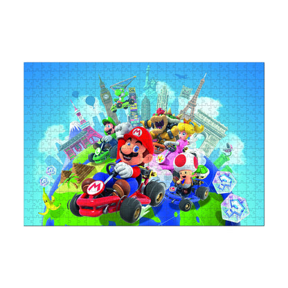 Top Trumps Mario Kart Puzzle 500 Pieces - Toys for Kids 10+ Years and All Adventure Fans, to Play Alone or in Company, Includes Poster