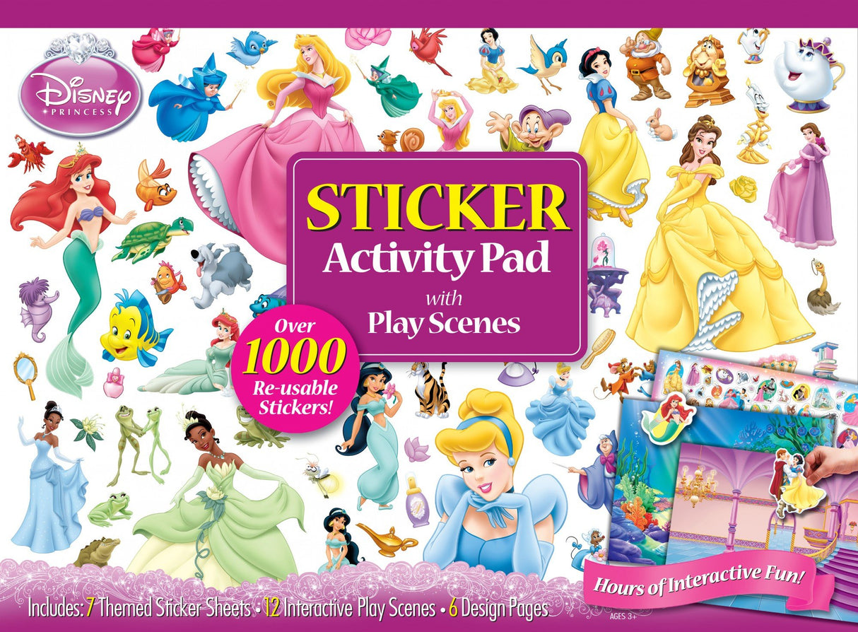 Bendon Disney Princess Ultimate Sticker Activity Pad Bendon