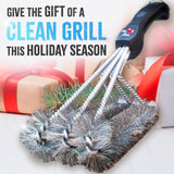 Kona 360 Clean Grill Brush – Powerful Grill Cleaner & BBQ Grill Brush for Outdoor Grill – Safe, Bristle BBQ Brush Grill Scraper, Accessory for Easy 30 Second Grill Cleaning - 18 Inch Long Handle Kona
