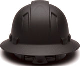 Pyramex Safety Ridgeline Full Brim Hard Hat, 4-Point Ratchet Suspension, Matte Black Graphite Pattern Pyramex Safety