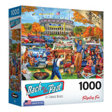 RoseArt - Back to The Past - Tailgating Fun - 1000 Piece Jigsaw Puzzle for Adults RoseArt
