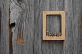 Personalized Name Picture Frame (Magnet holds 2x3 Photo) Legacy Images