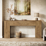Tribesigns 71-Inch Long Console Table for Entryway, Farmhouse Sofa Console Behind Couch, Entry Table for Hallway, Foyer, Living Room, Burlywood Tribesigns