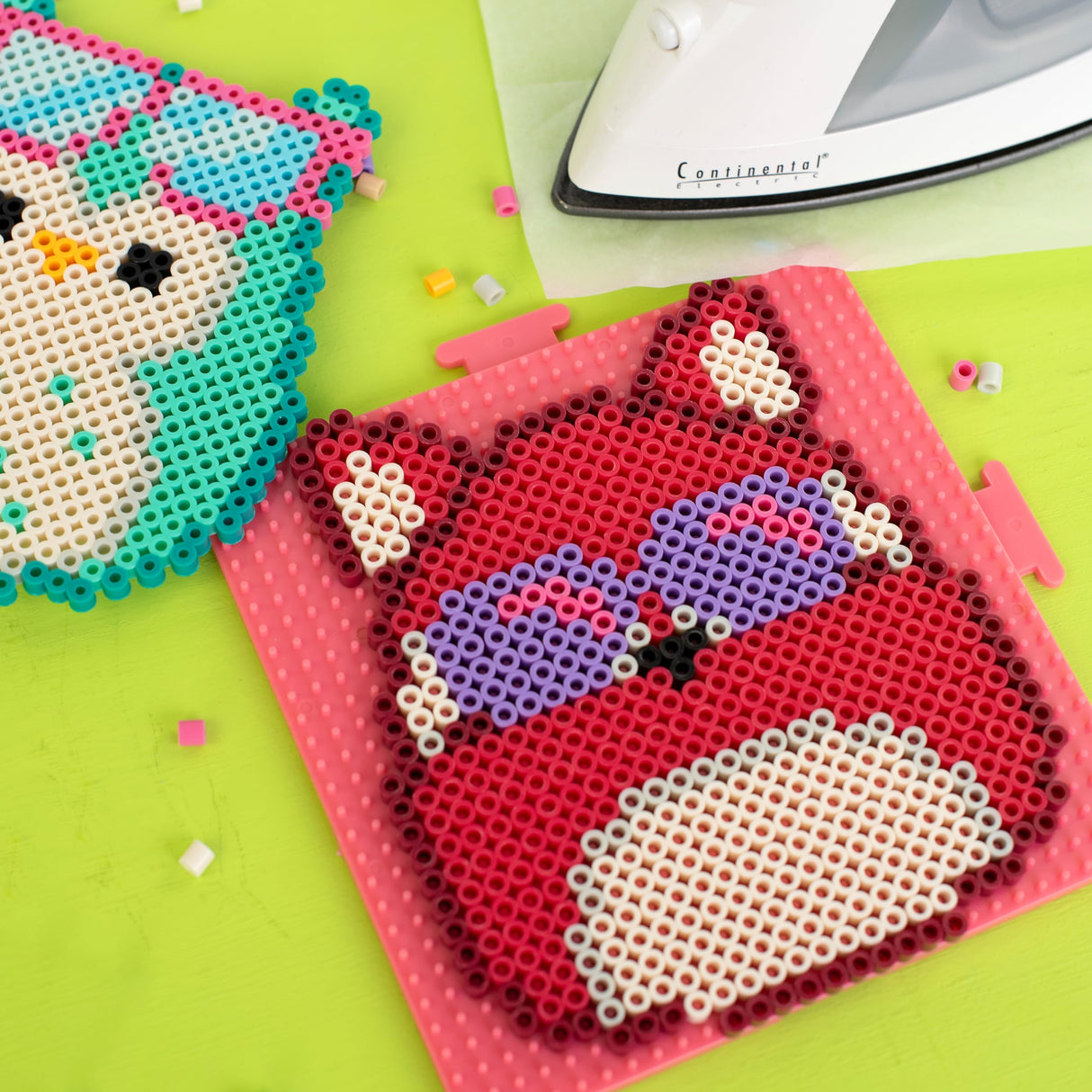 Perler 80-57134 Squishmallows Fused Bead Activity Kit with 3 Unique Projects, Multicolor, 2003 Pieces Perler
