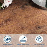 79" Large Industrial Dining Room Table for 6-8 People Rectangular Wood Kitchen Table Modern Farmhouse Dining Table Kitchen Dining Room Table with Heavy Duty Metal Legs forKitchen, Living Room dainslef