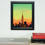 Craig Frames 19.25x26.75 Puzzle Frame – Contemporary Black, 1-Inch Wide, Horizontal or Vertical Wall Mount for Completed Jigsaws Craig Frames