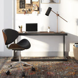 SIMPLIHOME Erina SOLID WOOD and Metal 52 inch Wide Modern Industrial Console Sofa Entryway Table in Rustic Natural Aged Brown, for the Living Room, Entryway and Bedroom SIMPLIHOME