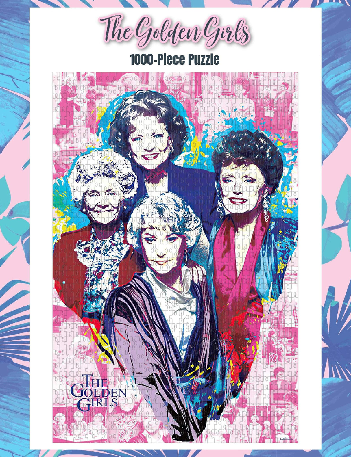 The Golden Girls Puzzle for Adults and Kids | 1000 Piece Jigsaw Puzzle | Funny Retro '80s TV Show Collage | Interactive Brain Teaser for Family Game Night | 28 x 20 Inches Toynk