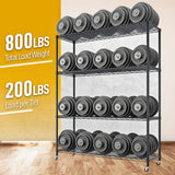 Heavy Duty N.S.F. Certified 4‑Tier Steel Wire Shelving with Wheels, 800 lb Commercial Storage Rack, Adjustable Utility Shelf for Home, Garage, Restaurant Storage Shelves (Black, 46" x 17.7" x 65") Generic