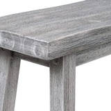 Boraam Sonoma Counter Height Backless Bench - Storm Gray Wire-Brush Boraam