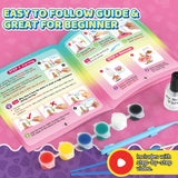 Pottery Wheel for Kids for Beginners, Mini Pottery Wheel,18 Miniature Clay Projects with 3 Pack Air Dry Clay, Arts and Crafts for Kids Ages 8-12 HEJIN