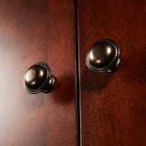 Barrington Billiards Chatham Wood Dartboard Cabinet With 18” Bristle Dartboard and Steel Tip Dart Set Barrington Billiards