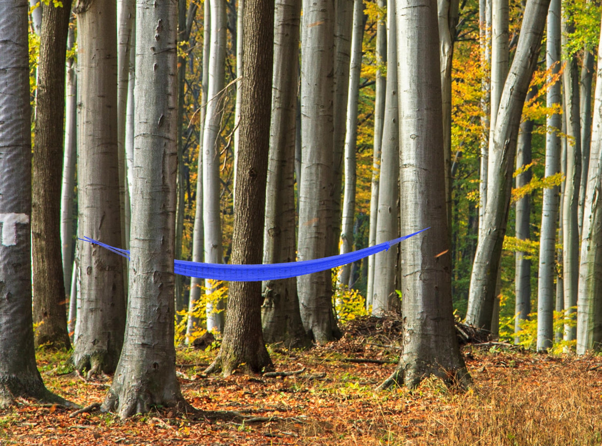 Iconikal Camping & Backpacking Rope Hammock, Blue, 300LB Capacity Iconikal