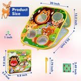 Animal Bean Bag Toss Game Toy Outdoor Toss Game, Family Party Party Supplies for Kids, Gift for Boys Birthday or Christmas for Toddlers Ages 3 4 5 6 Year Old Toyk