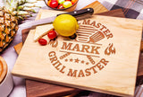 Personalized Grill Wood Cutting Board Handmade in USA – Best Serves as Chopping board, Charcuterie board, Cheese board – Unique Wooden Grilling Gift Viva Workshop