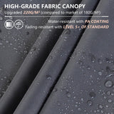 VEIKOU 13x10ft Pergola, Aluminum Pergola w/Thicker Post & Upgraded Retractable Pergola Canopy, Metal Pergolas and Gazebos Heavy-Duty Outdoor Shelter for Porch Yard, Gray VEIKOU