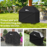 Simple Houseware 64 in. Waterproof Heavy Duty Gas BBQ Grill Cover, Weather-Resistant Polyester Simple Houseware