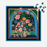 Galison Liberty Vista – 500 Piece Book Puzzle with Iconic Botanical Liberty Heirloom Print Artwork Packaged in Magnetic Keepsake Book Sized Box Galison