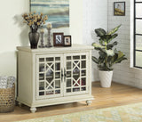 Martin Svensson Home Small Spaces 2-Door Accent Cabinet - TV Stand, 38" W x 32" H, Antique White Martin Svensson Home