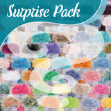 JubileeYarn Feather Whimsy Eyelash Yarn - 50g/Skein Fine Polyester Fur - Variety Pack - 12 Skeins BambooMN