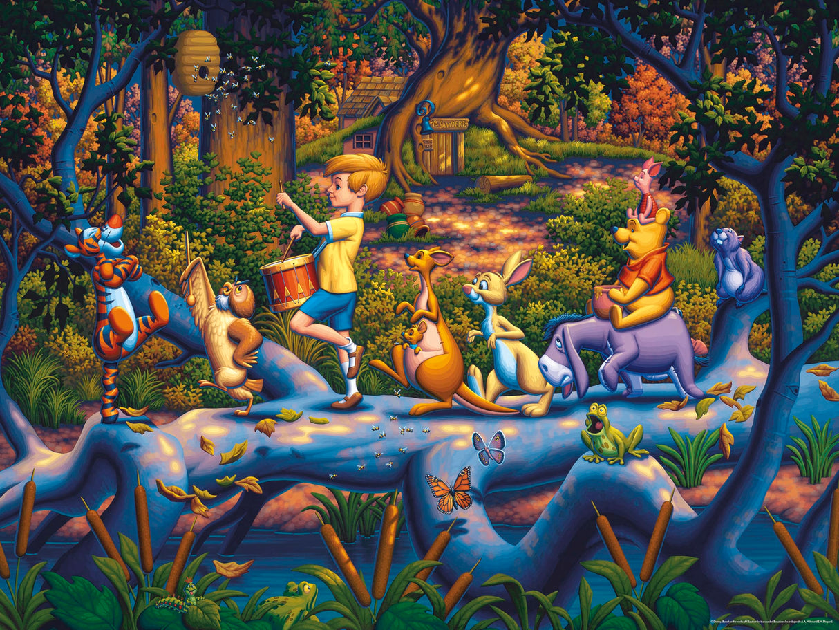 Ceaco - Disney - Dowdle - Winnie The Pooh - A Heroes Parade - 1500 Piece Jigsaw Puzzle Ceaco